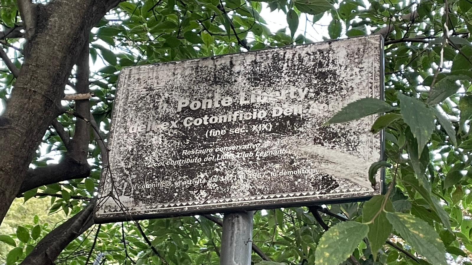 Legnano cartello sporco