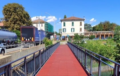 Terminati i lavori alla passerella sul Naviglio di Pontenuovo