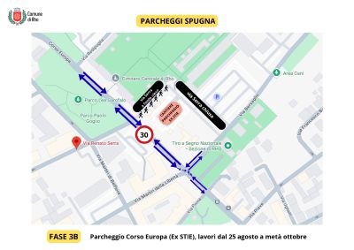 Al via i lavori nel parcheggio “ex Stie” accanto al cimitero di Corso Europa