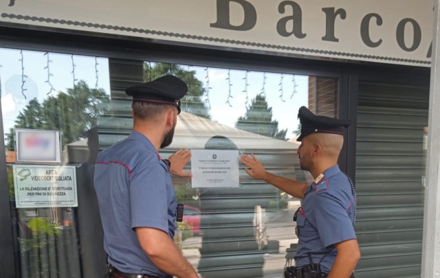 sospensione licenza bar barcollando paderno