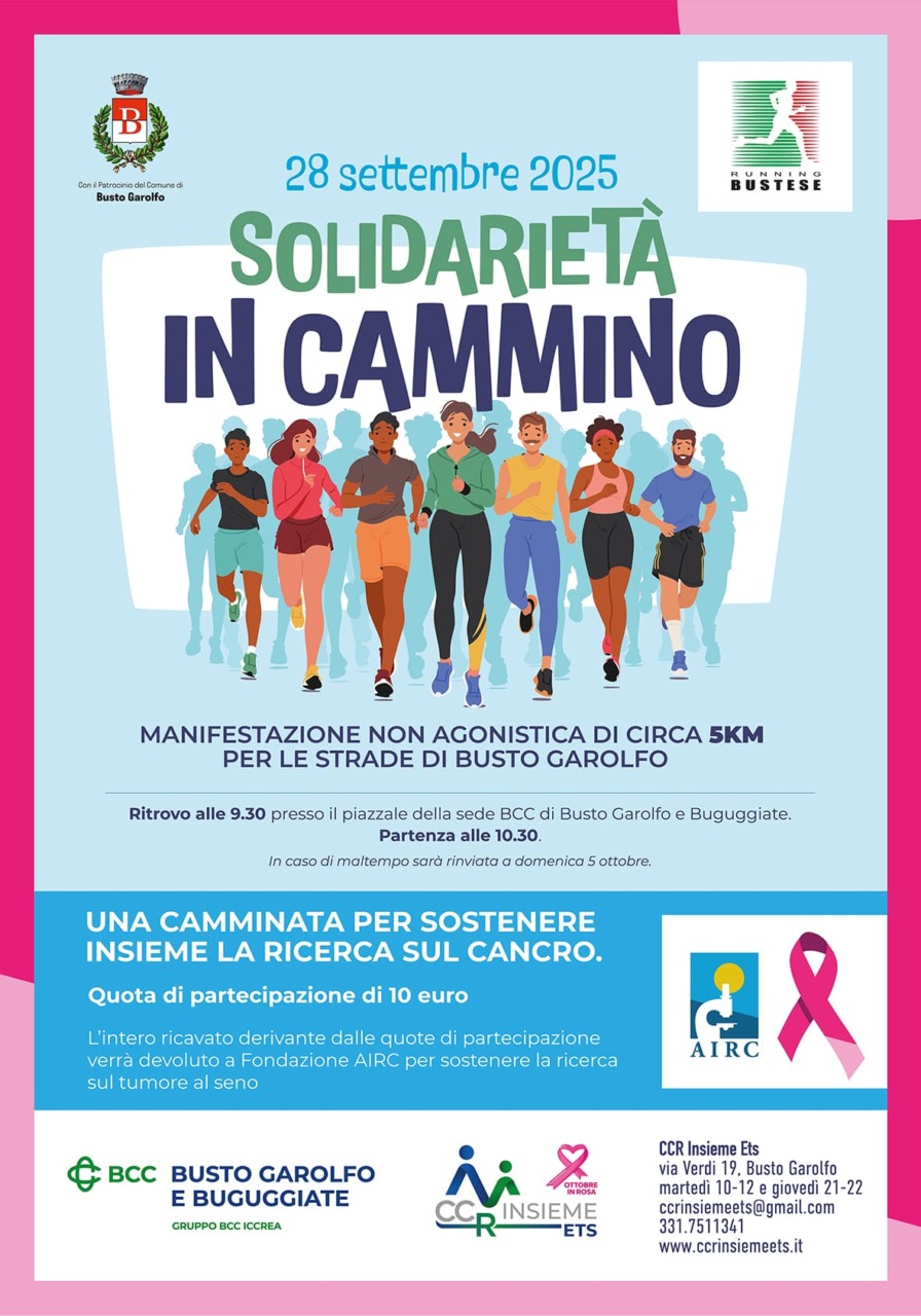 Una camminata per sostenere la ricerca sui tumori