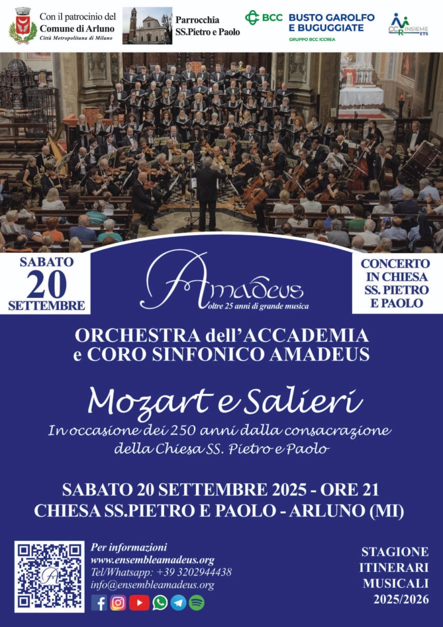 Concerto e messa solenne in occasione dei 250 anni della Chiesa dei Santi Pietro e Paolo