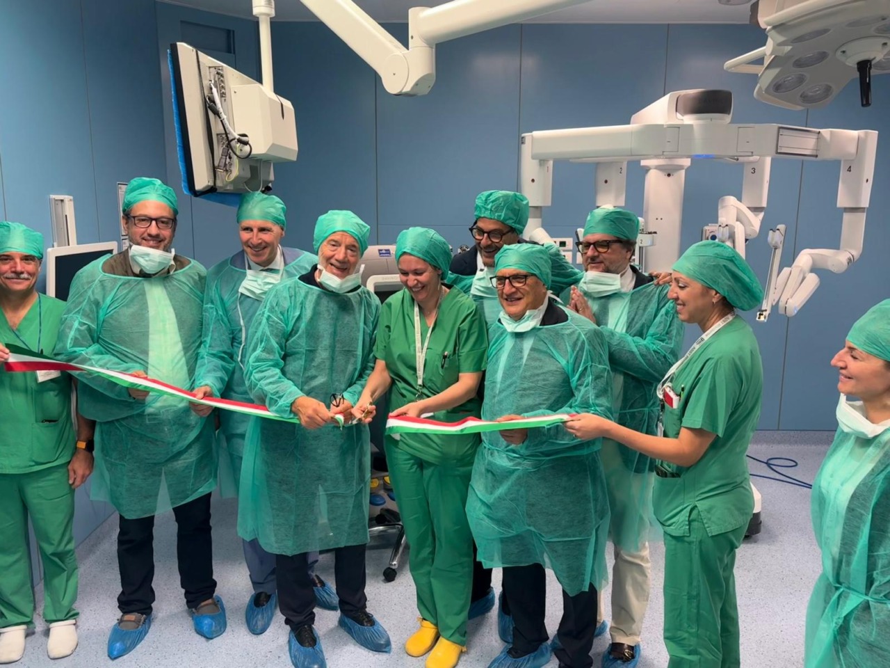 Inaugurato il nuovo sistema robotico chirurgico