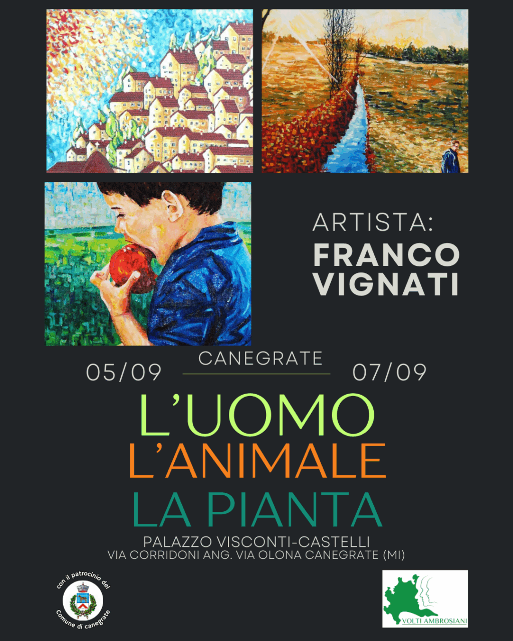 Franco Vignati in mostra con “Volti Ambrosiani”