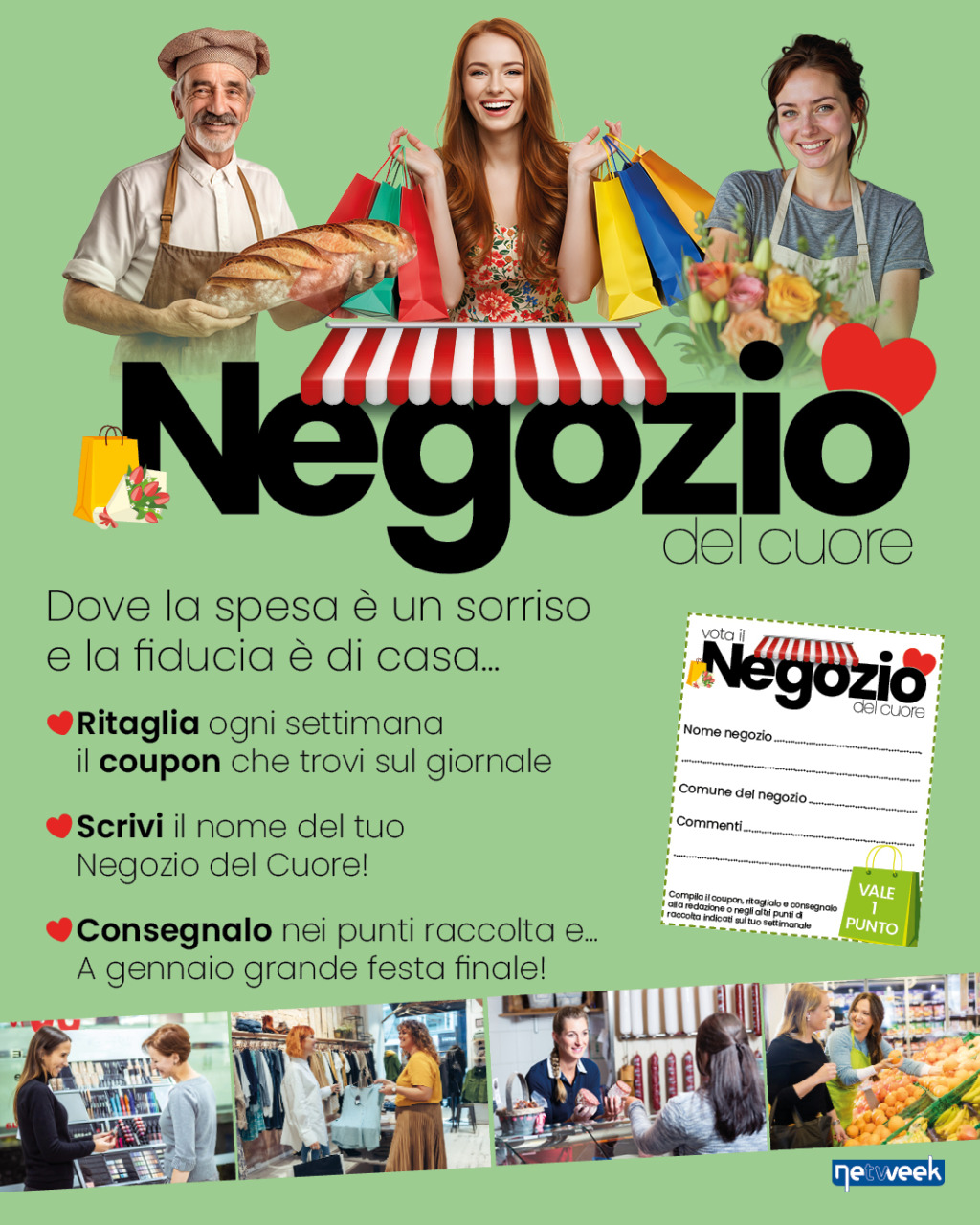 Settegiorni celebra le storie del territorio con il  Negozio del Cuore