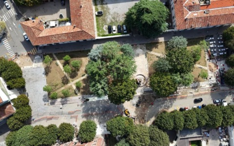 Martedì riprendono i lavori per ultimare la riqualificazione di piazza Visconti