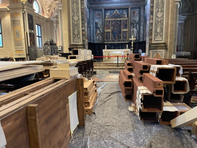 L’antico organo è tornato in basilica: via al montaggio