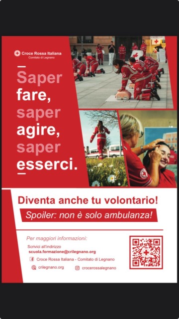 La Croce rossa apre le porte ai nuovi volontari