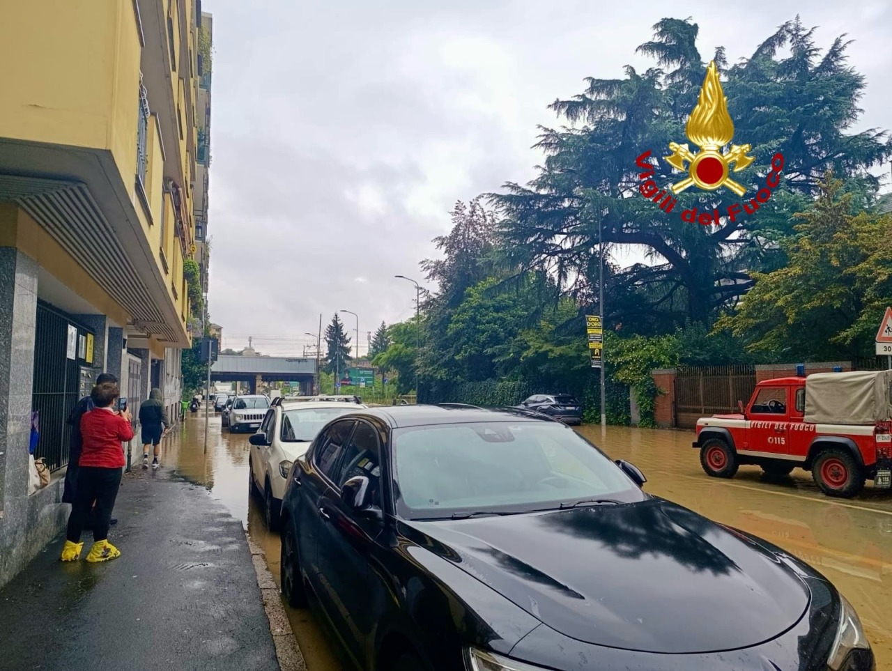 Maltempo a Milano, Niguarda va sott'acqua