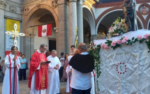 Grande partecipazione alla Festa di Santa Rosa da Lima