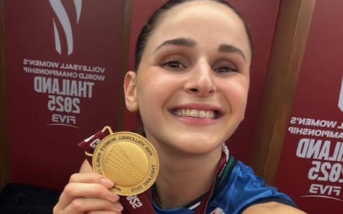 Anche Benedetta Sartori è campione del mondo con le azzurre del volley