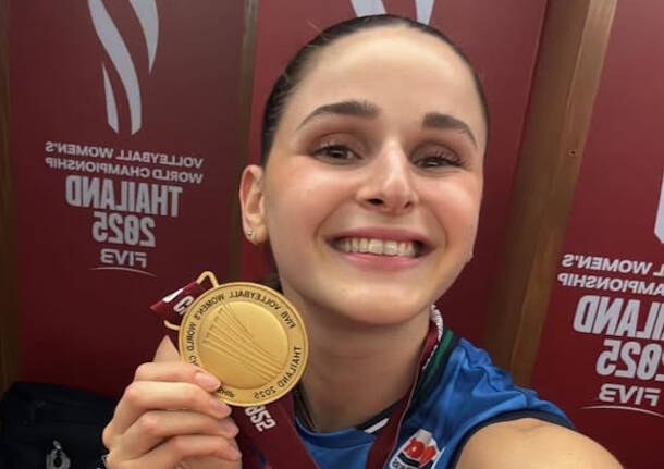 Anche Benedetta Sartori è campione del mondo con le azzurre del volley