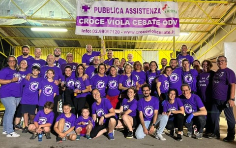 Festa per i 40 anni della Croce Viola
