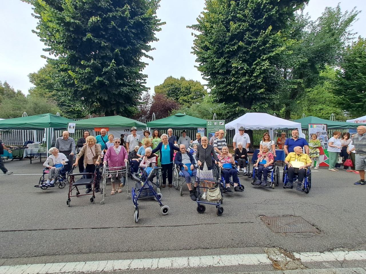 In Fiera arrivano anche i nonnini della Casa Famiglia