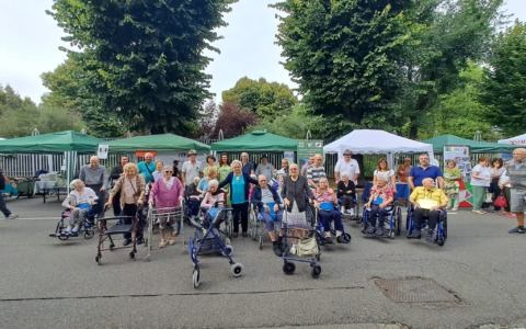 In Fiera arrivano anche i nonnini della Casa Famiglia