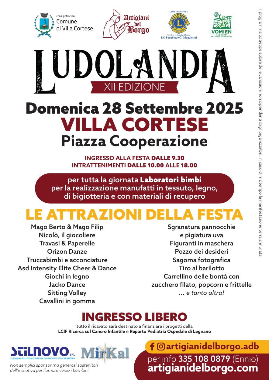 Ludolandia raddoppia, sempre nello spirito della festa e della solidarietà