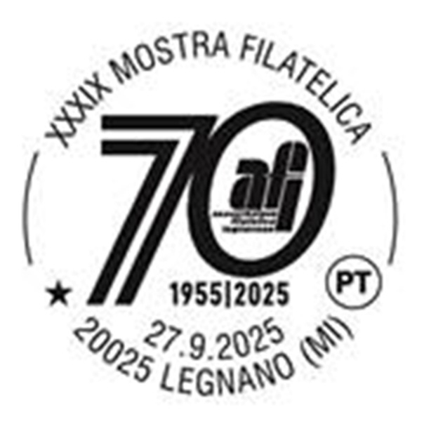 Uno speciale annullo per la 39esima Mostra filatelica