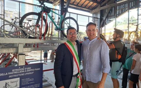 Inaugurata la velostazione: sarà aperta dalle 5 del mattino all’1 di notte