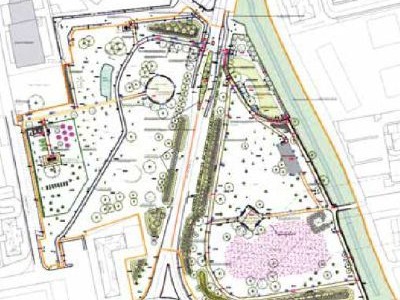 Un parco unico con tante novità al posto del vecchio ponte