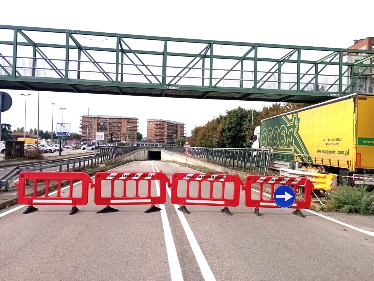 Ancora chiuso il sottopasso della Varesina in via Kennedy per allagamento