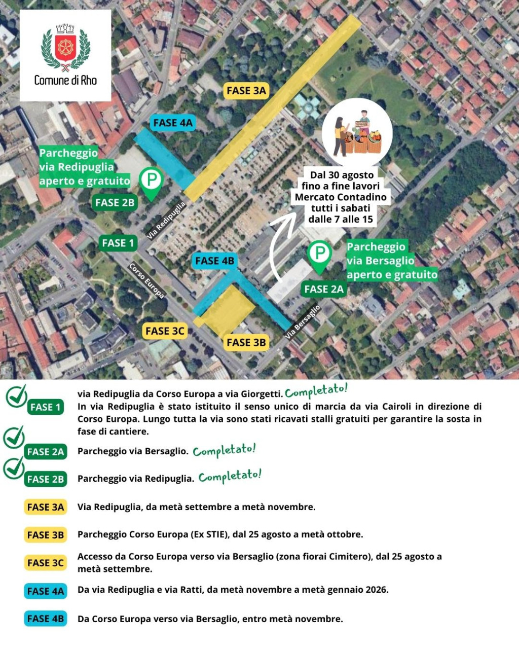 Progetto spugna, riapre una porzione di parcheggio in via Re di Puglia