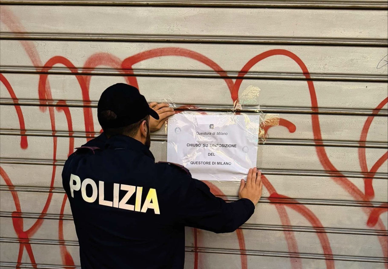 Il Questore di Milano sospende le licenze al “Bar Gelateria Colibrì” e al “Bar Mascagni”