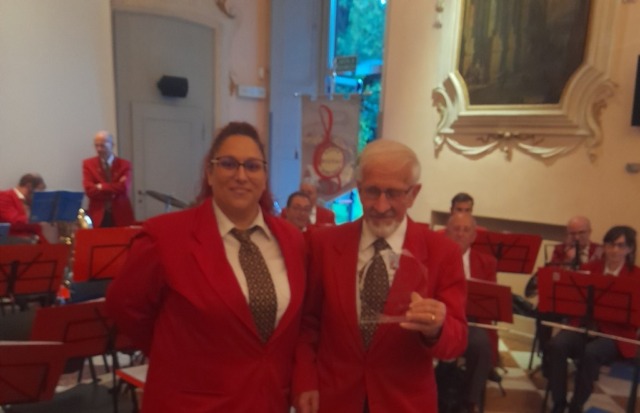 Giovanni Rossi da 70 anni nel Corpo musicale
