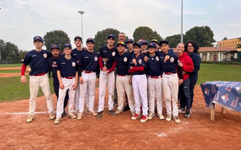 Una stagione da incorniciare per i ragazzini “terribili” dell’under 15 del Rho baseball