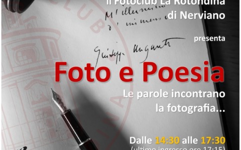 “Foto e poesia” in mostra in Villa Corvini