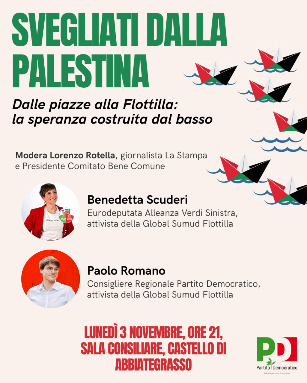“Svegliati dalla Palestina”: un evento di speranza costruita dal basso