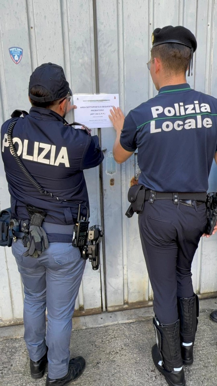 Mezzi da lavoro rubati, il deposito a Cornaredo