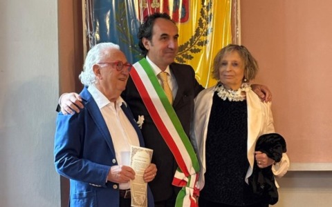 La festa speciale per i 60 anni  di matrimonio di Ezio e Renata