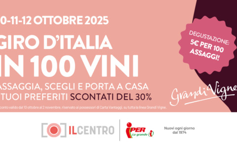 Iper La grande i presenta “Giro d’Italia in 100 Vini”: un viaggio-evento alla scoperta delle migliori etichette italiane a Il Centro di Arese