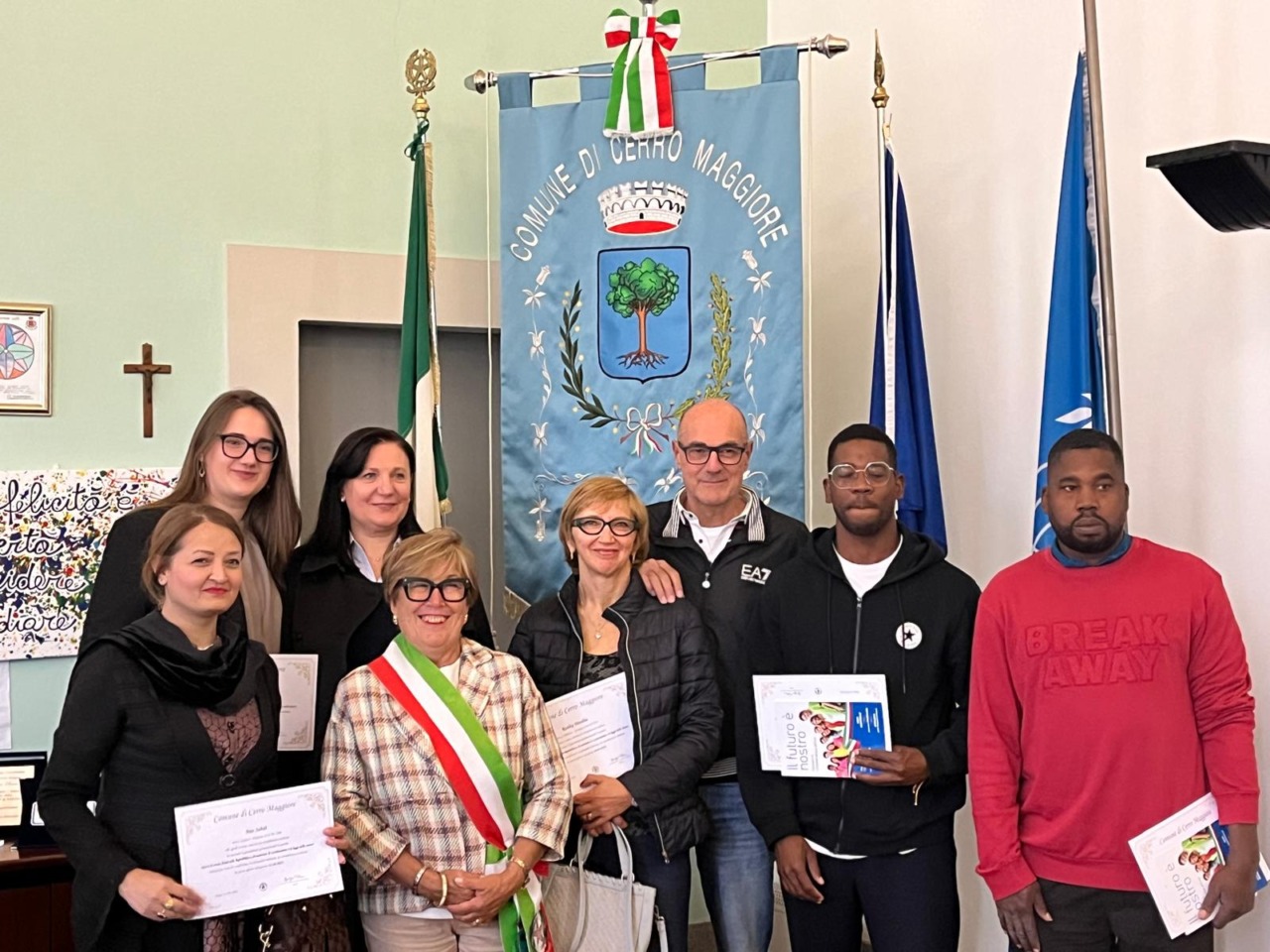 Il sindaco incontra i nuovi cittadini italiani