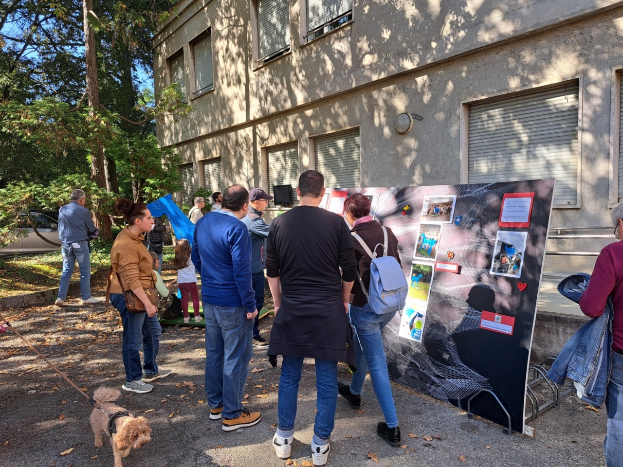 Marco Cavallo all'ingresso del Cps: inaugurato il murale inclusivo