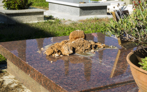 Colpo notturno al cimitero: ladri portano via statue e rame dalle tombe