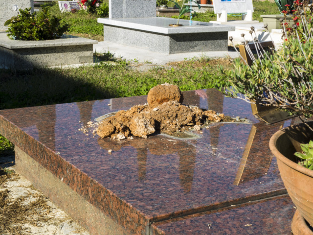 Colpo notturno al cimitero: ladri portano via statue e rame dalle tombe