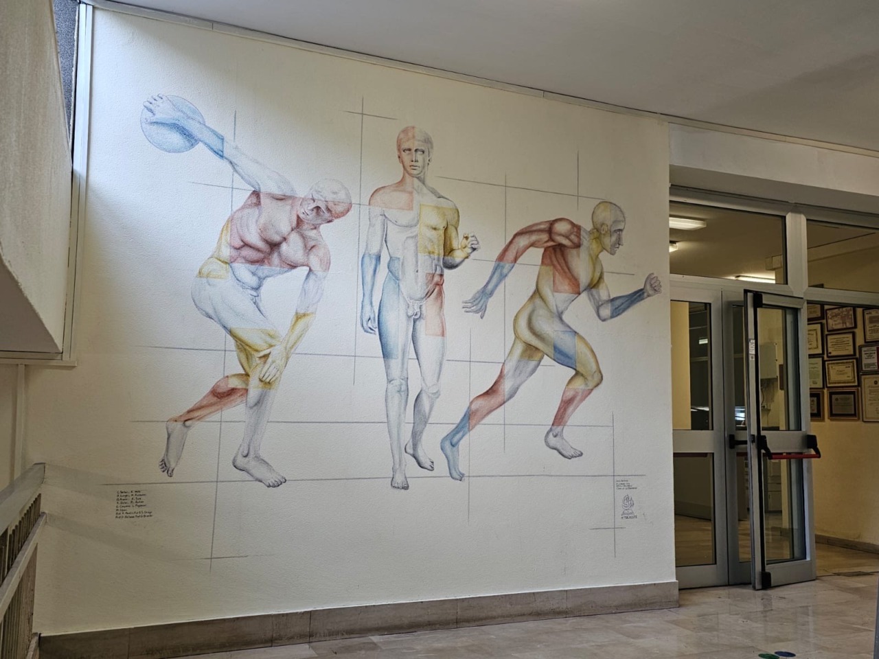 Murales alla scuola media Tosi e al liceo Galilei: doppia inaugurazione