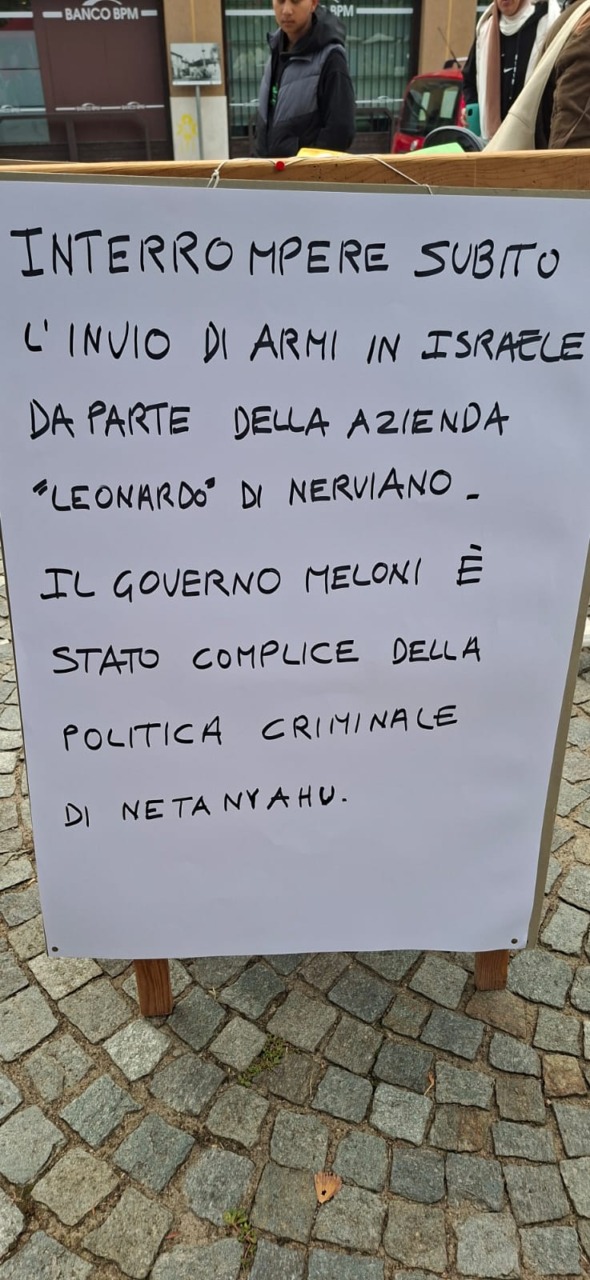 Nerviano si mobilita per la palestina