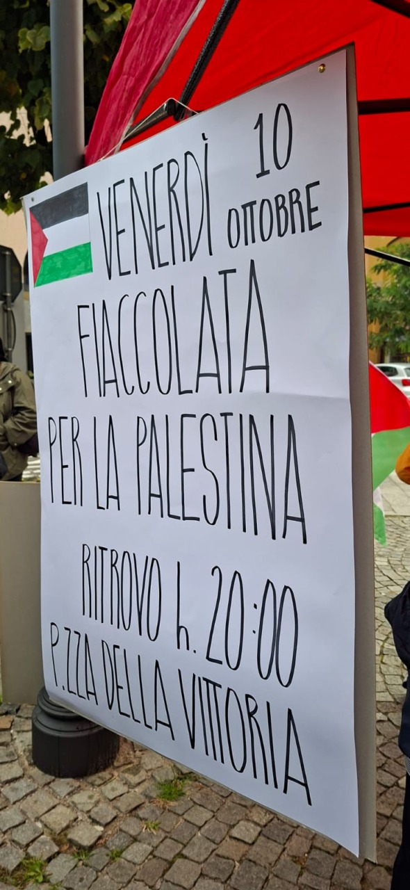Nerviano si mobilita per la palestina