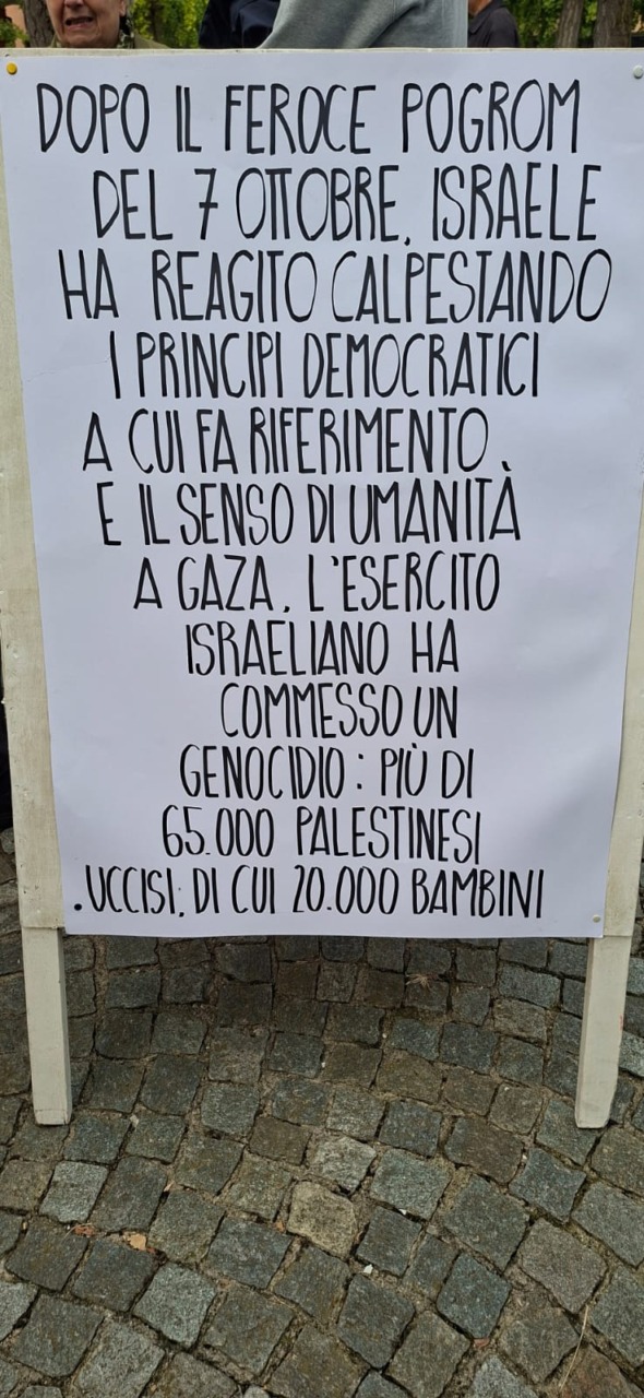 Nerviano si mobilita per la palestina