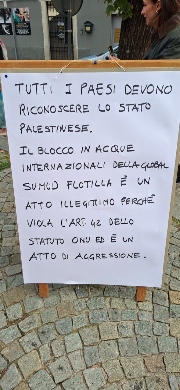 Nerviano si mobilita per la palestina