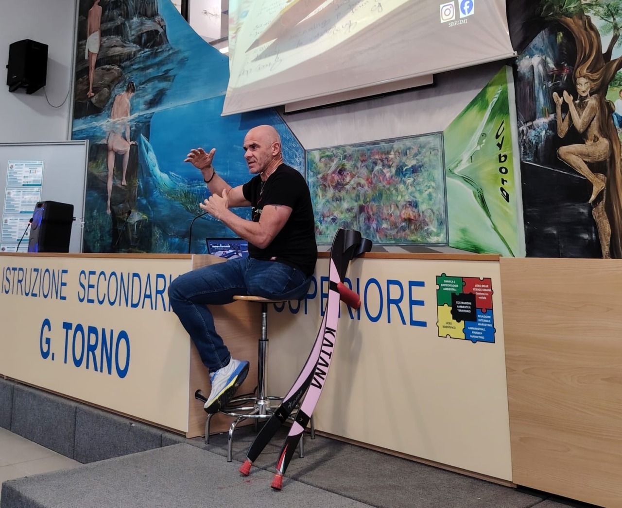 Perse la gamba a 17 anni, oggi l’atleta Devicenzi si racconta alle scuole