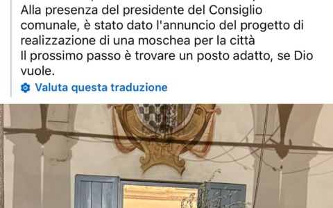 Moschea a Settimo? No, ma sui social è bufera