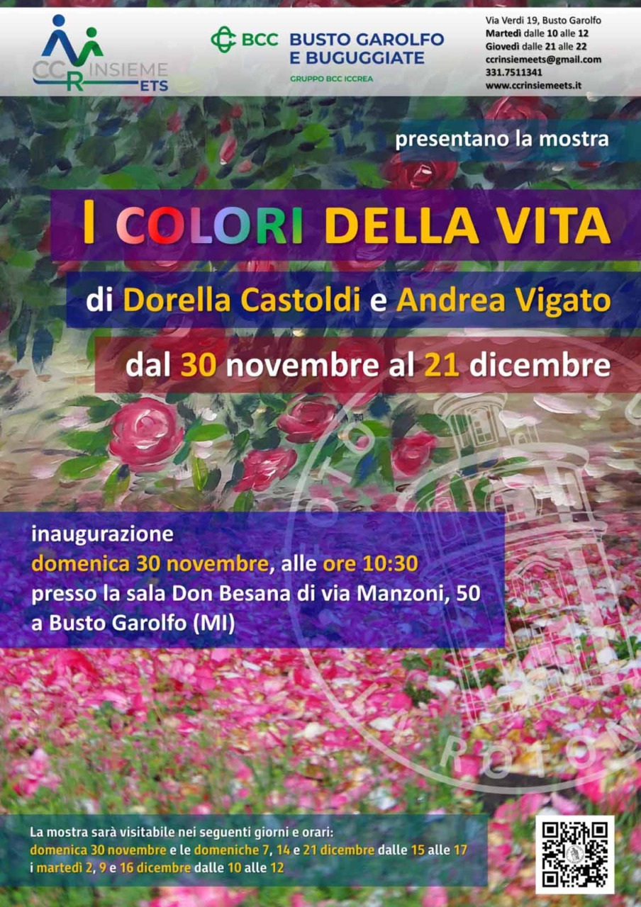 Inaugurazione per la mostra “I colori della vita”