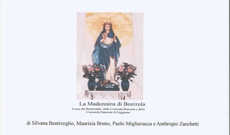Presentazione per il libro dedicato a “La Madonnina di Bonirola”