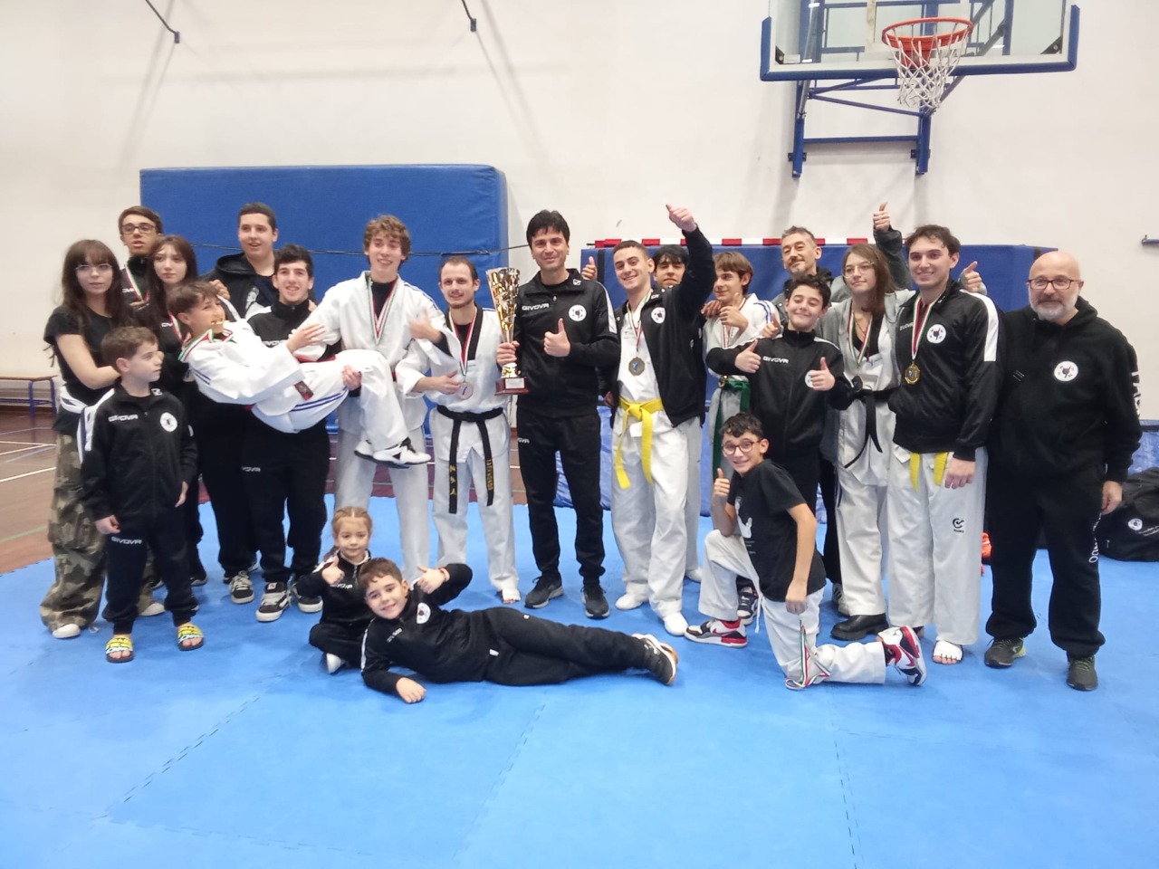 L'Olimpic Taekwondo Valerio Spinosa trionfa agli Internazionali d'Italia Endas/Unitam 2025