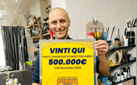 Vinti 500mila euro con un gratta e vinci