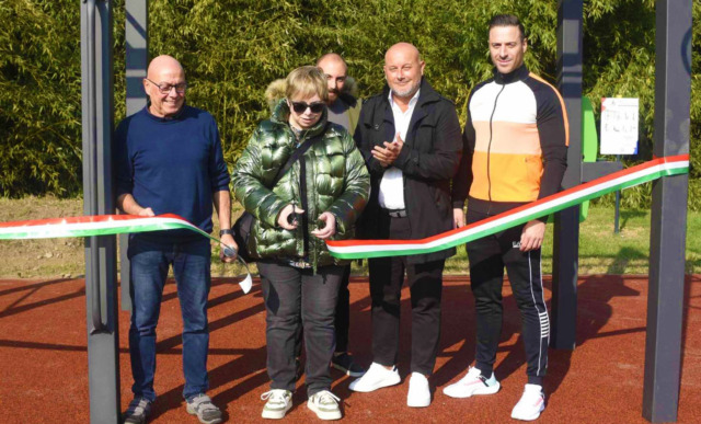 Inaugurata la nuova area calisthenics al Parco Amici dello Sport