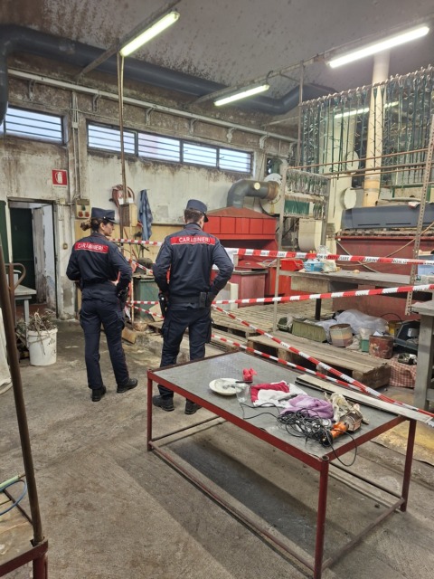 Sequestrato impianto galvanico per violazione normativa sui reflui